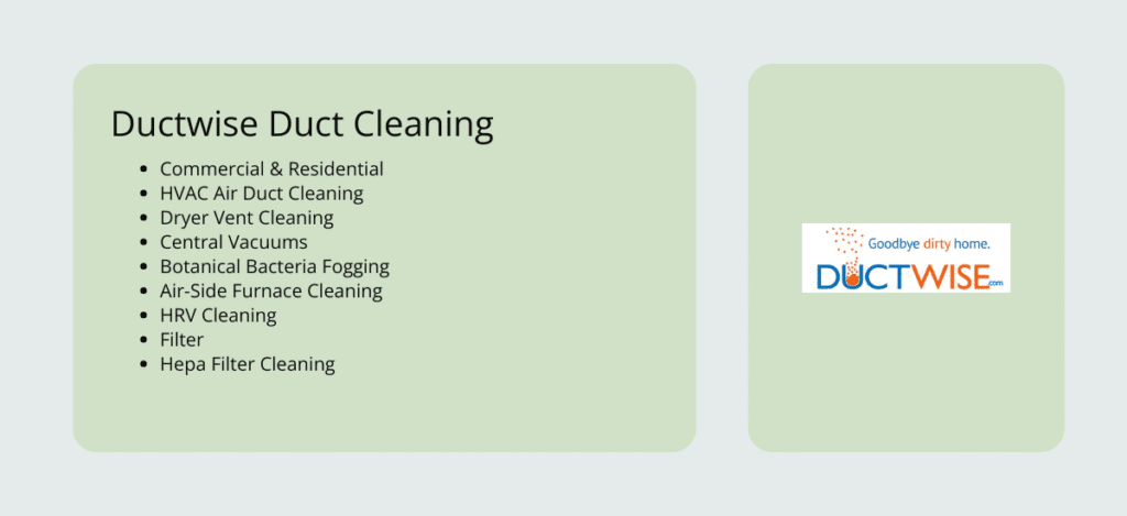 Top 5 Duct Cleaning Companies in Oshawa 2 Ductwise Duct Cleaning in company in Oshawa