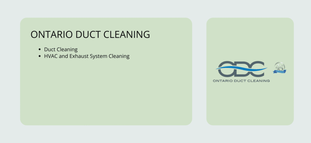Top 5 Duct Cleaning Companies in Oshawa 5 Ontario Duct Cleaning company in Oshawa