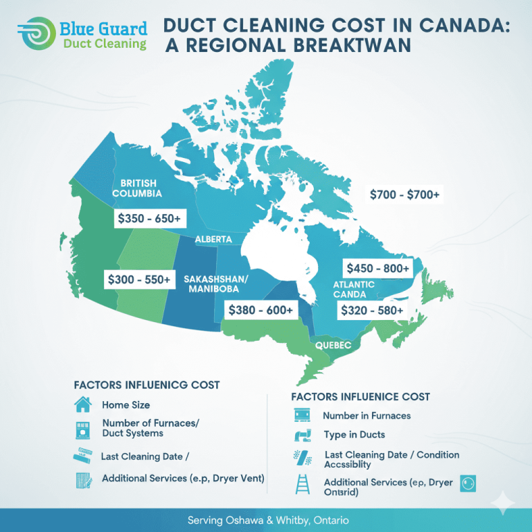 Duct Cleaning Cost In Canada A Regional Breakdown