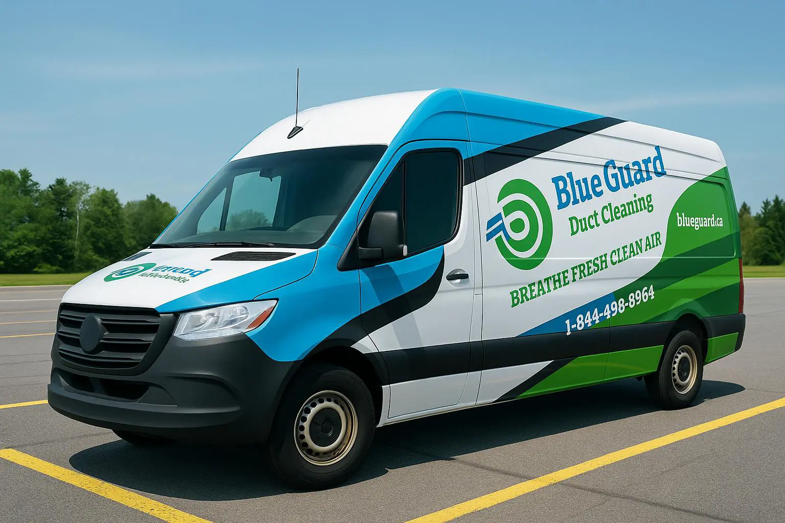 Air Duct And Dryer Vent Cleaning Car BlueGuard