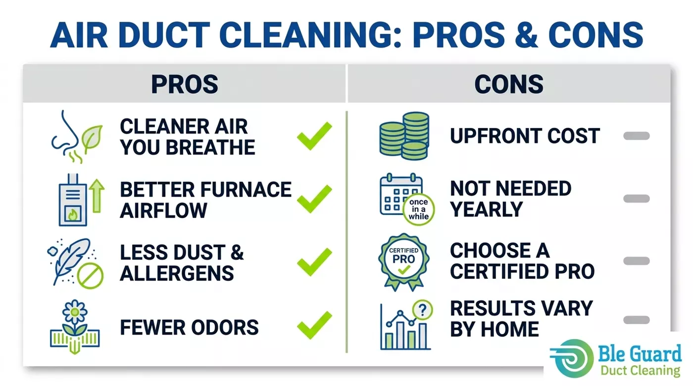 Air Duct Cleaning Kanata: 5 Proven Pros and Cons to Weigh Now 1 Air duct cleaning pros and cons for Kanata homes